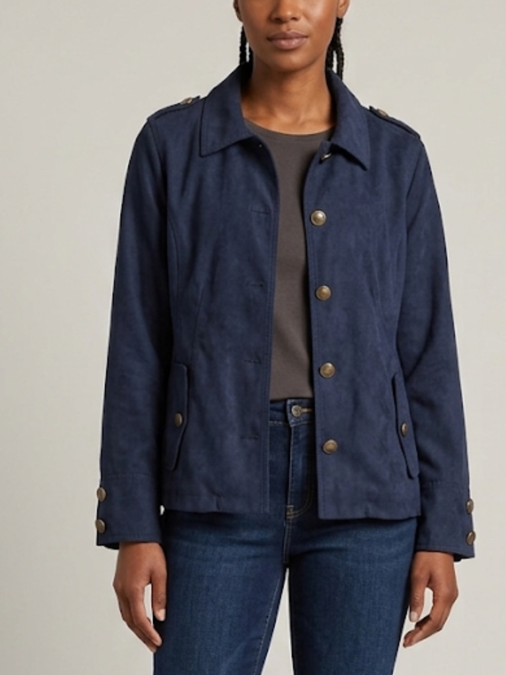 NORTHERN REFLECTIONS Blue Utility Jacket Classic Design